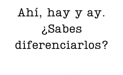 Ahí, Hay y Ay caminaban por el campo